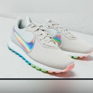 Nike Athletic Shoes with Iridescent Swoosh